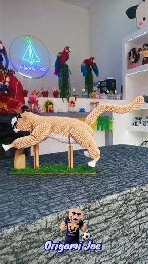 Crea un Puma en Origami 3D Fácil