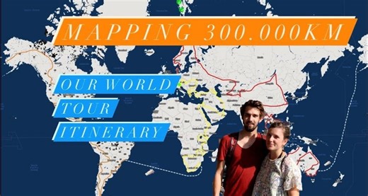 Mapping Our 300,000Km World Tour Route | Overlanding Expedition