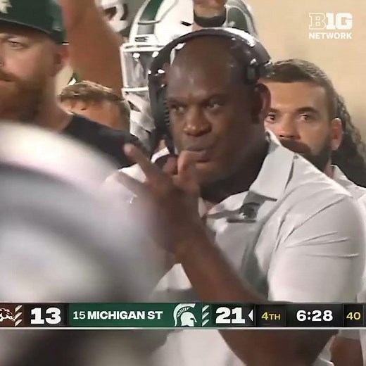 Michigan State RB Jalen Berger TD vs. Western Michigan | Big Ten Football