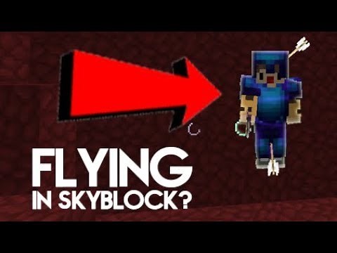 How to FLY on your island in Hypixel SkyBlock?