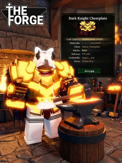 Chế Tạo Bộ Giáp 1000 Def Trong Roblox