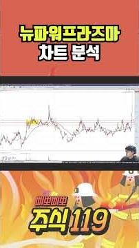 뉴파워프라즈마 차트 분석 💯 삐뽀삐뽀 주식119