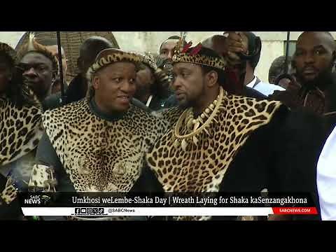 King Misuzulu leads wreath laying at Shaka's grave site