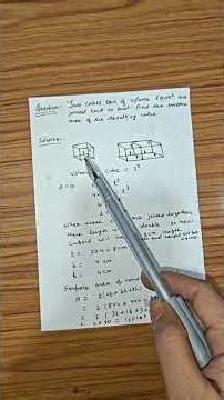 cube and cuboid problem