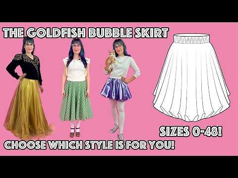 How to Sew A Bubble Skirt With Pattern And Sewing Tutorial!