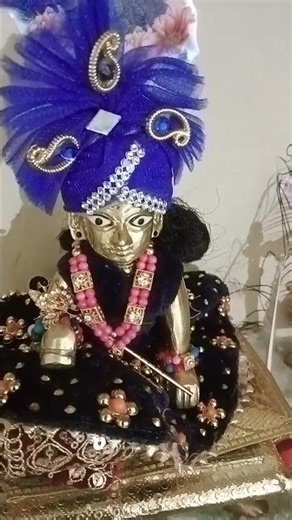 #krishnabhajan #shortvideo #radhakrishna #dwarkadhish #barsana #krishnastatus #laddu