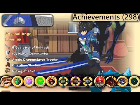 [AQW] High-End/Endgame 2011 Account with 300 badges! 💙 (Showcase) ✅