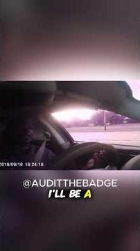 you're profiling me! driver catches cop following him
