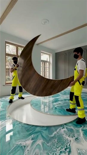 THIS Luxury FLOOR IS JUST Amazing😱🌸!!Aquarium Epoxy Floor