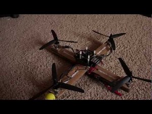 Crashed quadcopter still flying good