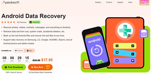 Apeaksoft Android Datenwiederherstellung im Test: Ein umfassender Leitfaden