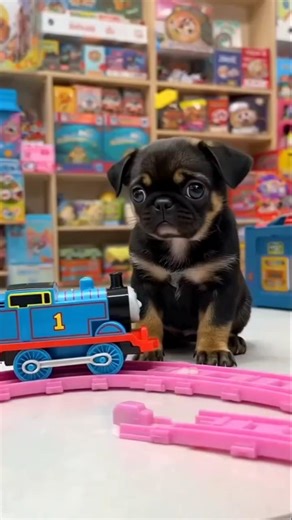 Dog’s Biggest Wish! 🐶🚂 He Really Wants the Thomas Train! 💙✨