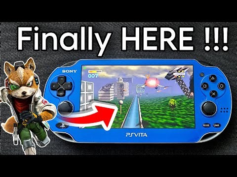 NATIVE Star Fox 64 + Super Mario 64 on PS Vita are GREAT 🔥 ( Starship + Ghostship )