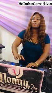 I WAS THE EMCEE OF HER WEDDING & TODAY WE ANCHORED A WEDDING TOGETHER. BEST FEMALE DJ.... | McDuke Comedian