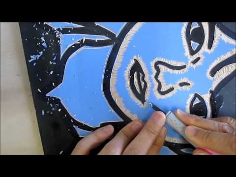 小学校図工 木版画の彫り方解説2