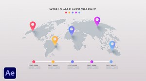Create World Map Animations in After Effects