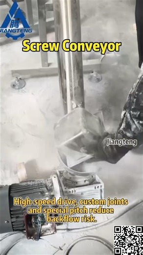 Fine Powder Screw Conveyor | Anti-Backflow Vertical Conveying Solution