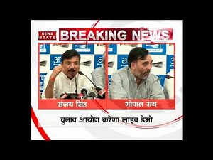 Election Commission gives live demos of EVMs, VVPATs machines; expected to announce