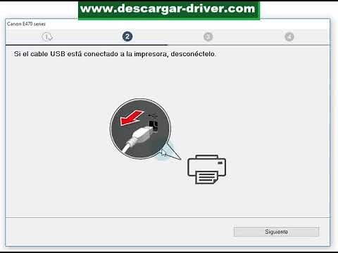 Cómo Instalar Driver de Impresora Canon E471 (paquete de drivers y utilidades)