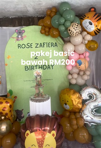ye sis pakej basic kite bawah rm200 je 🫣 pm cepat untuk slot lepas raya okay🎉 booking fee serendah RM30 ✨ #decoballoonputrajaya #decobelondengkil #decoballonsepang