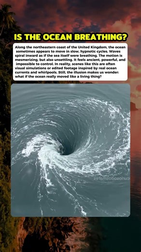 When the Ocean Looks Like It’s Breathing #curiosity #mistery