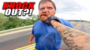 Angry Driver Pushes Biker and Regrets!