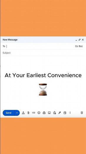 At Your Earliest Convenience ⌛ #englishgrammar #youtubeshorts #englishexpressions #english