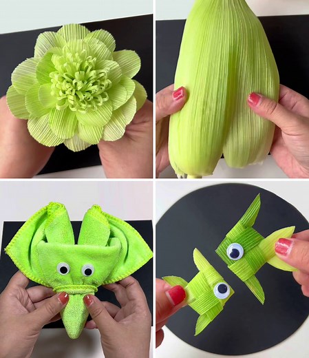 95K views · 681 reactions | Easy DIY Corn Husk Crafts Anyone Can Make :) | Simple Crafts | Facebook