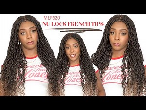 Bobbi Boss Synthetic Hair Lace Front Wig - MLF620 NU LOCS FRENCH TIPS --/WIGTYPES.COM
