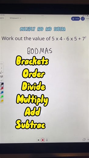 Entiende el orden de operaciones con BODMAS