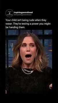 Kristen Wiig on Her Kids Saying Bad Words