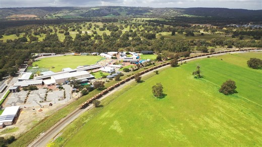 25 reactions · 6 comments | An empty bauxite train returning from Kwinana about to rejoin the South Western line as it approaches Mundijong, 26th of September 2021. | Lost Perth | Facebook