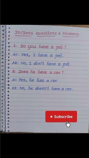 Part-37 Do & Does Practice | Questions /Answers |## #EasyEnglishWithRudra##