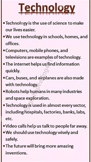|| essay on my Technology || | Englishspeaking401