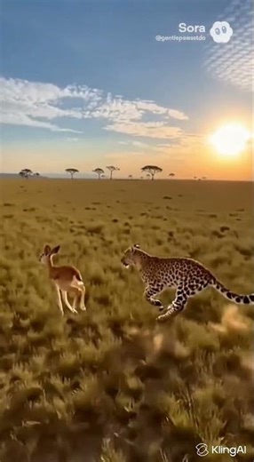 Baby Antelope Leaps Onto Safari Tour Vehicle to Escape Cheetah Chase