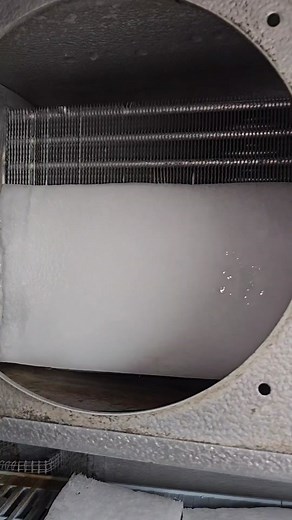 SATURDAYS ARE FOR DE-ICING WALK IN COOLERS full video on my YouTube channel (HVACR VIDEOS) #shorts #hvacr #hvacrvideos #bigpicture