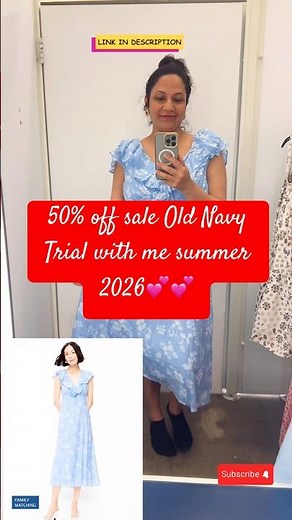50% off Old Navy dresses Summer 2026✨#deals#oldnavyshopping##tryonwithme#fashionshorts#fyyyyy