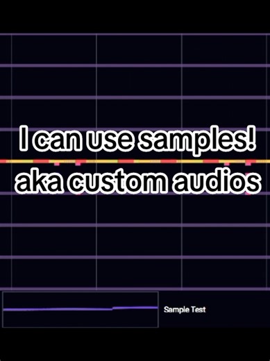learned how to use samples like 2 days ago also didn't put effort in this since this is a test to see how it would sound to use custom audios #beepbox #fyp