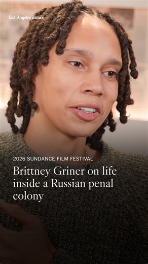 "The Brittney Griner Story" features footage from inside the Russian penal colony where the WNBA star was imprisoned in 2022 including a "press tour" of the facility that didn't depict her life as it actually was. L.A. Times Studio @ Sundance Film Festival presented by Chase Sapphire Reserve | #ChaseSapphirePartner | Los Angeles Times