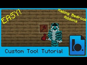 Minecraft Bedrock Addons Tutorial - Custom Tool - Windows 10