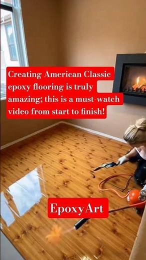 CreatingAnepoxyAmericanClassicflooor EpoxyWoodLooksUnreal | FuturisticLongWoodDesign#interiordesign