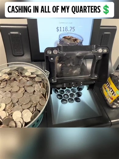 Cashing in all of my QUARTERS #cashin #savingmoney #coinstar #vending #passiveincome