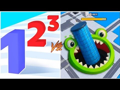 NUMBER MASTER Run Merge Vs Hole.io MAX LEVEL Gameplay Walkthrough Challenge IQ!