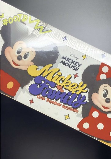 Mickey Family Cute Keychain Unboxing Experience