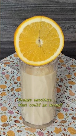 Creamy Peach & Orange Power Smoothie(Don't Make My Mistake!) #DailyDelightRecipes