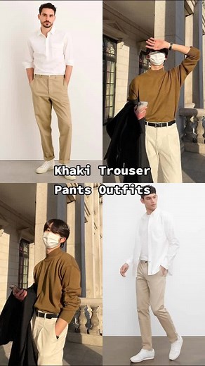 Stylish Khaki Trouser Outfit Ideas