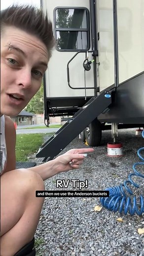 Use the right RV leveling blocks #rvtips #rvlife
