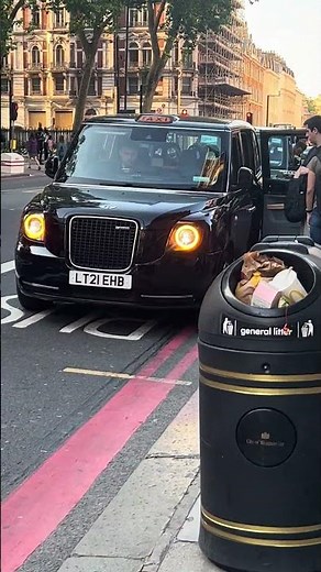 Traditional British London Taxi Cab Car In London Uk #cars #england