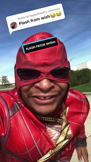 Reply to @happy2feet1 😂😂😂 FLASH FROM WISH? FLASH FROM EBAY? #thefastflash #wish #ebay #goldchain #gapteeth