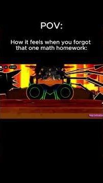 POV : How if feels when you forgot that one math homework #roblox #memeshorts #funnyvideo